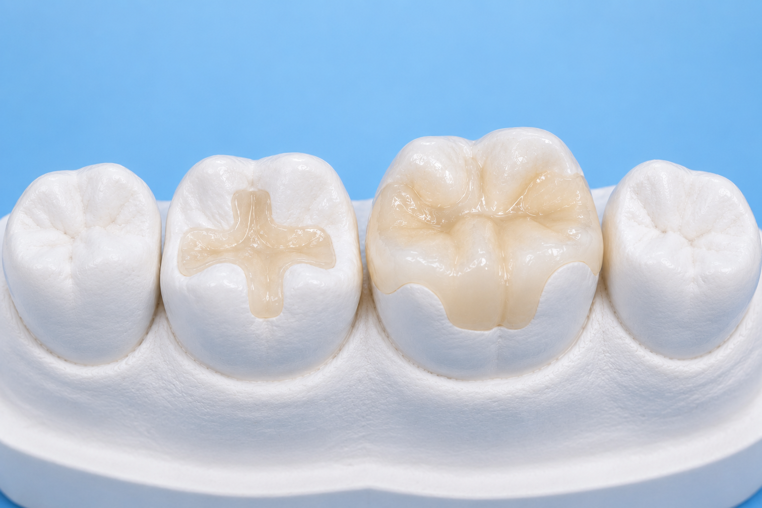Consultation for custom porcelain inlays and onlays